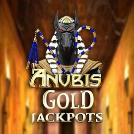 Anubis Gold Jackpots logo by Inspired Gaming at Vegasino Casino