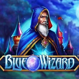 Blue Wizard slot logo by Quickspin at Vegasino Casino
