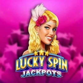 Lucky Spin Jackpots game by Novomatic – logo hosted on Vegasino Casino
