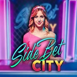 Side Bet City logo – Live Casino by Evolution at Vegasino Casino